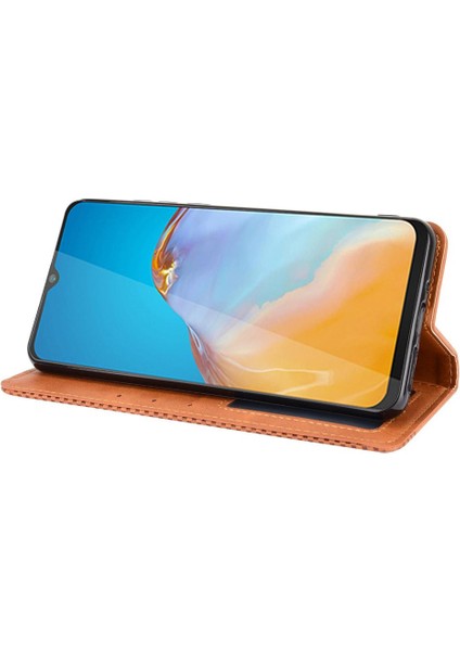Cubot Not 20 Için /not 20 Pro Pu Deri Manyetik Kapatma Cüzdan Telefon Kılıfı (Yurt Dışından)