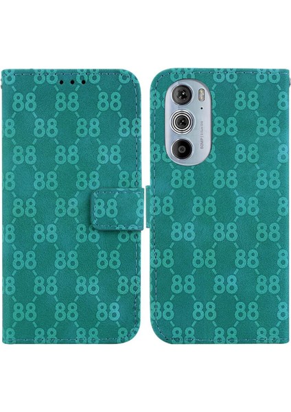 Motorola Kenar 30 Pro Cüzdan Için Çift 8 Kabartmalı Pu Kart Telefon Kılıfı (Yurt Dışından)