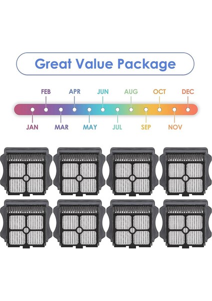 Ifloor 3/ Floor One S3/ Floor One S5/ Floor One S5 Pro Için Hepa Filtreler, Islak Kuru Elektrikli Süpürge Filtre Kiti (Yurt Dışından)