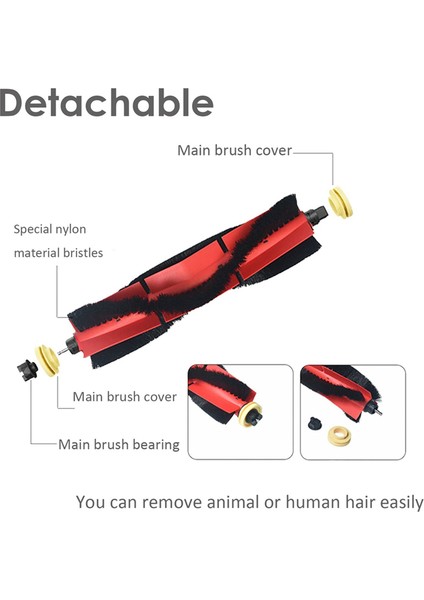 S4 S5 S50 S51 S55 Için Ana Fırça Yan Fırça Hepa Filtresi (Yurt Dışından) indirimleri