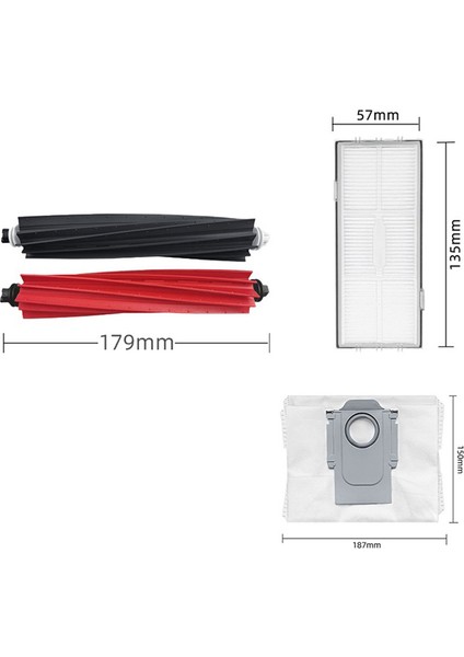 S8 / S8+ / S8 Pro Ultra Robot Süpürge Için Aksesuar Kiti (Yurt Dışından)
