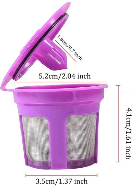 23 Parça Tek Kullanımlık Kağıt Filtre ve Doldurulabilir K Bardak Seti Yeniden Kullanılabilir K (Yurt Dışından) modelleri