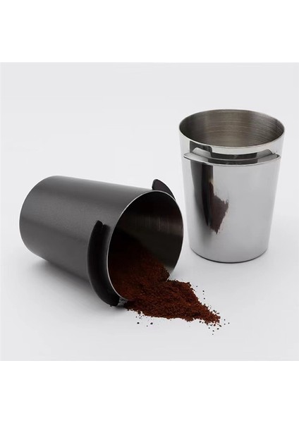 58MM Espresso Kahve Dozaj Yakalayıcı Bardak Toz Besleyici Makinesi Gümüş (Yurt Dışından) indirimleri