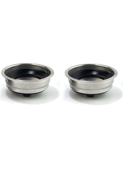 Ev Için 2x Paslanmaz Çelik Kahve Filtresi Sepeti (Tek Fincan) (Yurt Dışından)