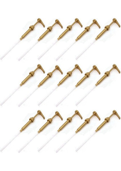 Şurup 8ml Pompa Için 15 Adet Şurup Pompası Siyah Sıvı Dispenseri (Yurt Dışından)