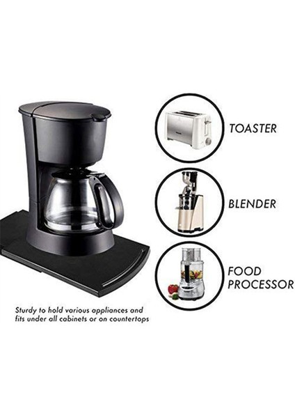 4x Mutfak Lavabo Sürgülü Kahve Tepsisi Mat, Dolap Altı Ekipman Rafı (Yurt Dışından) fırsatları