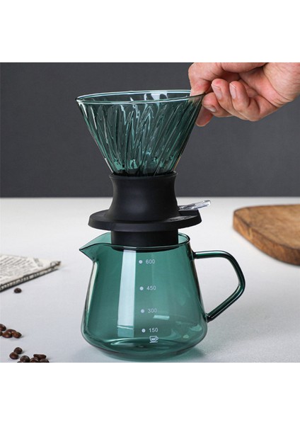 V Şekli Damla Kahve Damlatıcı ve Filtreler Için 600ML Daldırma Yeşil (Yurt Dışından) indirimleri