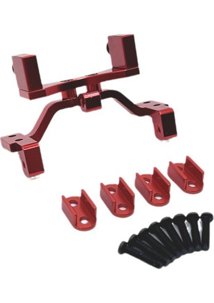 1/10 C74 1/16 Rc Araba Için Direksiyon Dişlisi Sabit Taban Seti, Kırmızı (Yurt Dışından)