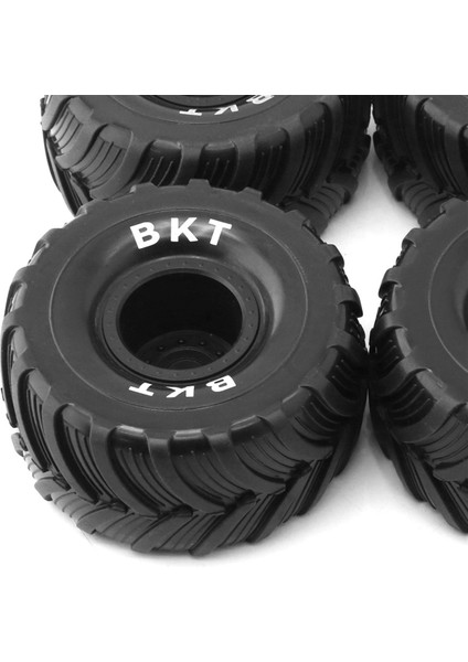 1/18 Mini Için 4 Adet 100MM 1/10 Lastik, Beyaz (Yurt Dışından)