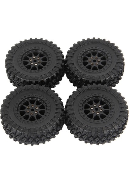 4 Adet 70MM Lastik Lastik Tekerlek Mn D90 D99S Mn-90 MN91, Siyah (Yurt Dışından)