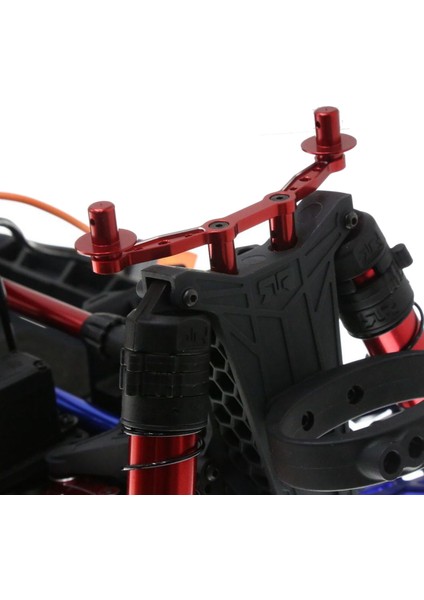 Rc Araba Gövde Direği Montajları Metal Ön ve Arka Kabuk Sütunu Siyah (Yurt Dışından)