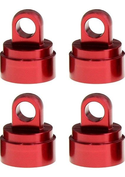 Slash 2WD 4WD, Kırmızı Için 4pcs Işlenmiş Alaşım Şok Kapakları (Yurt Dışından)