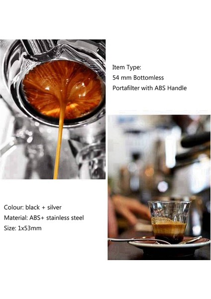 Barista Express ve Daha Fazlası Için 54MM Dipsiz Portafilter (Yurt Dışından) indirimleri