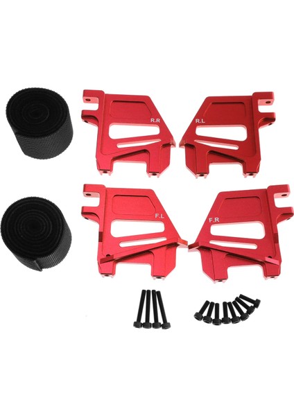 Uzun Pil Tutucu Montaj Parçası Kırmızı Pil Kayışıyla Tutun (Yurt Dışından)