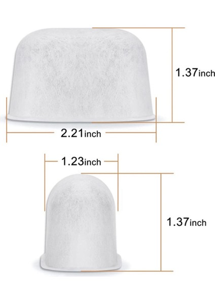 BWF100 Makine Filtresine Uyumlu 6 Adet Kömür Filtresi (Yurt Dışından) fırsatları