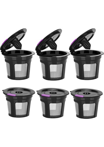 6 Adet K Bardak, Kahve Filtresi Tek K Bardak Için 2.0 1.0 (Yurt Dışından)