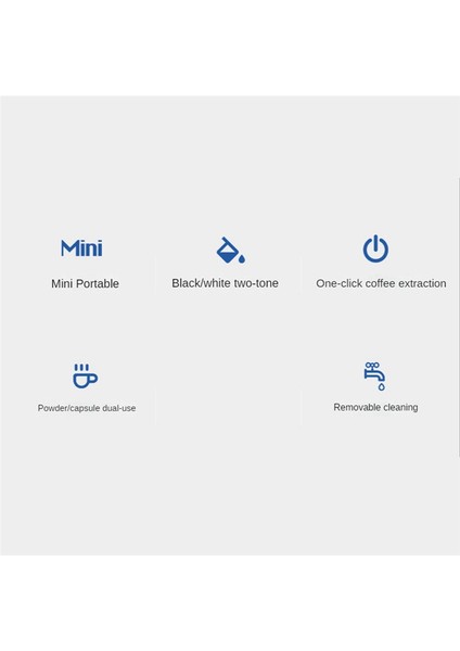 Elektronik Kahve Makinesi Şarj Edilebilir Espresso Makinesi Taşınabilir (Yurt Dışından) indirimleri