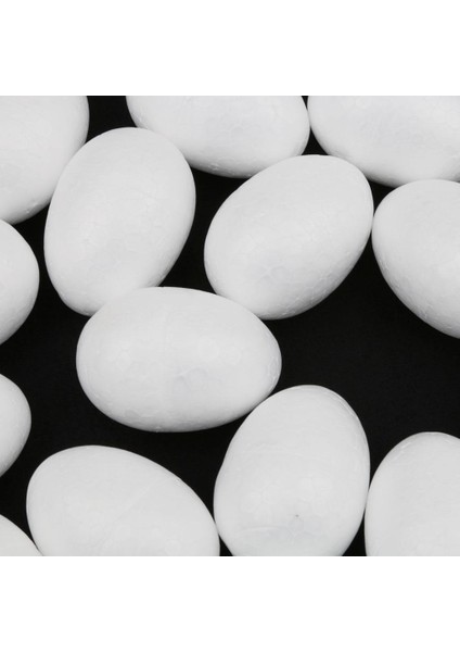 50 Adet Modelleme Köpük El Sanatları Paskalya Yumurtaları Dekorları Düğün Vazo Dolgu Için 50 Parça 5 cm (Yurt Dışından)