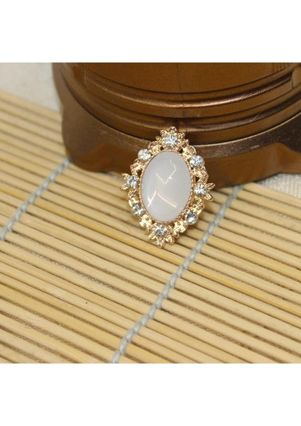 Yuvarlak Bling Kristal Inci Sırt Düğmeleri Süsleme Craft 30X25MM (Yurt Dışından)