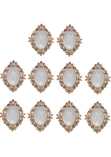Yuvarlak Bling Kristal Inci Sırt Düğmeleri Süsleme Craft 30X25MM (Yurt Dışından) fiyatları