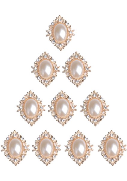 Yuvarlak Bling Kristal Inci Sırt Düğmeleri Süsleme Craft 30X25MM (Yurt Dışından) fırsatları