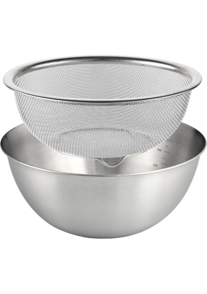 2 Makarna Spagetti Pirinç Durulama Süzgeç Yı Makinesi Pirinç Yı Kasesi Kevgir 24 cm (Yurt Dışından)