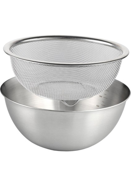 2 Makarna Spagetti Pirinç Durulama Süzgeç Yı Makinesi Pirinç Yı Kasesi Kevgir 24 cm (Yurt Dışından)