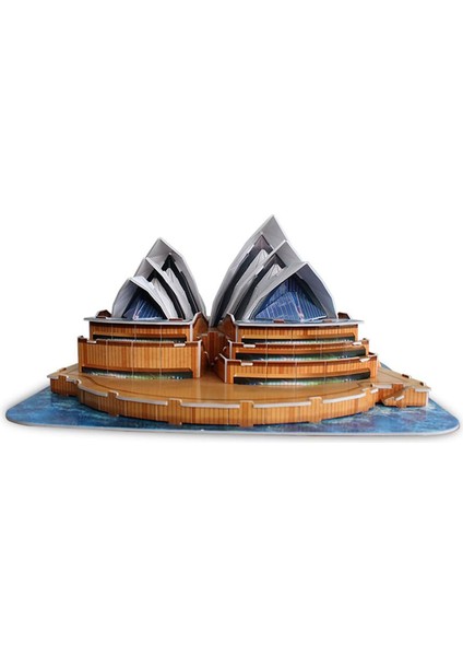 Cubic Fun 85 Parça Sydney Opera Binası 3D Puzzle Cubic Fun Sydney Opera House Sidney