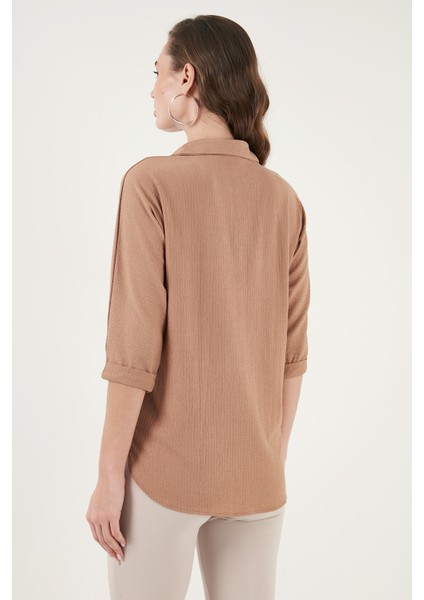 Arkası Uzun Truvakar Kol Gömlek Bayan Gömlek 5865596 indirimleri