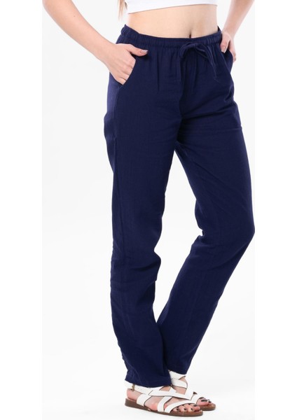 Çift Cepli Unisex Yazlık Pantolon Mor