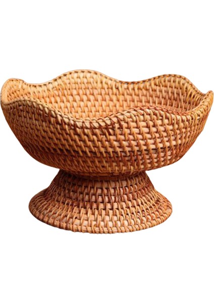 Rattan Meyvelik, Ayaklı Meyve Sepeti, Servis Tabağı Dokuma Meyve Sepeti, Yemek Küçük (Yurt Dışından) modelleri