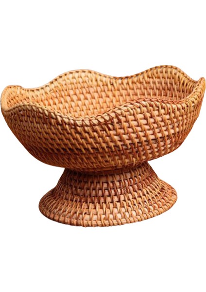 Rattan Meyvelik, Ayaklı Meyve Sepeti, Servis Tabağı Dokuma Meyve Sepeti, Yemek Küçük (Yurt Dışından) fırsatları