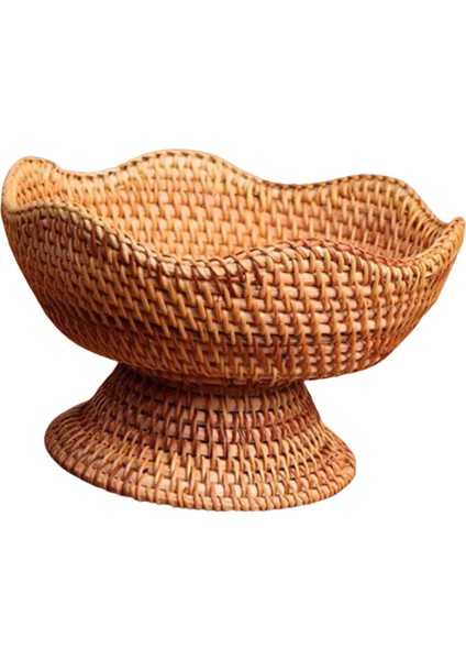 Rattan Meyvelik, Ayaklı Meyve Sepeti, Servis Tabağı Dokuma Meyve Sepeti, Yemek Küçük (Yurt Dışından) indirimleri