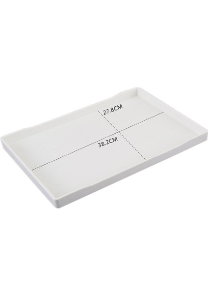 35.5X25.2CM Porsiyon Tepsisi Meyve Çay Kahvaltı Mutfak Melamin Plakaları Beyaz F 38X25.2CM (Yurt Dışından) fırsatları