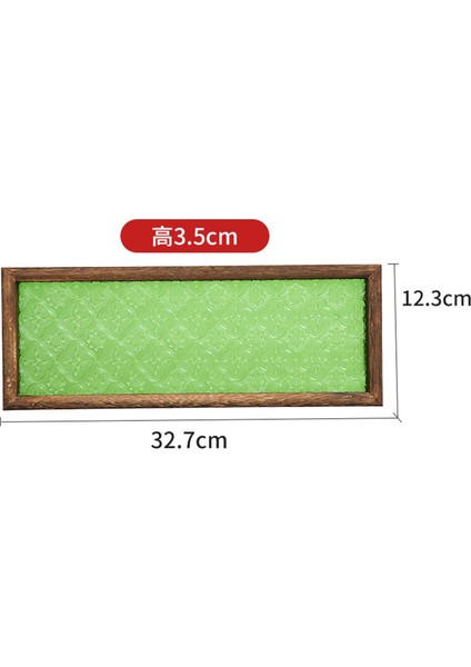 Japon Tarzı Çay Servis Tepsisi Sayacı Ekran Plaka Yemekleri Mutfak Yeşil 32.7X12.3CM (Yurt Dışından) modelleri