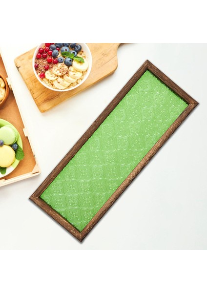 Japon Tarzı Çay Servis Tepsisi Sayacı Ekran Plaka Yemekleri Mutfak Yeşil 32.7X12.3CM (Yurt Dışından) fırsatları