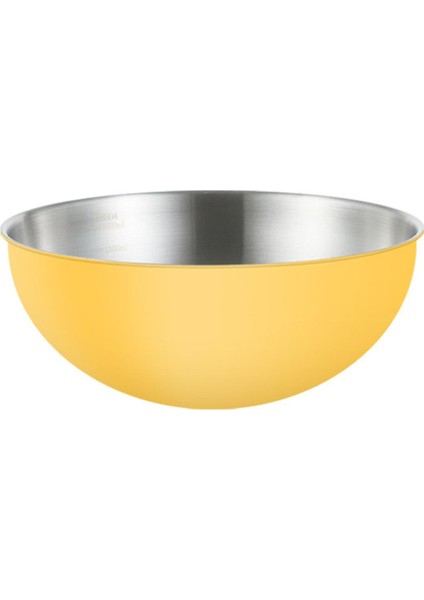 Salata Pişirme Kaseleri Restoran Ramen Için Dayanıklı Hafif Çorba Kaseleri 22CM Sarı (Yurt Dışından)