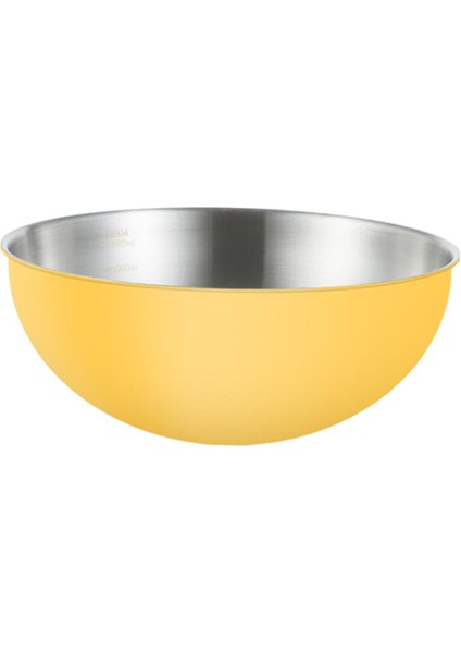 Salata Pişirme Kaseleri Restoran Ramen Için Dayanıklı Hafif Çorba Kaseleri 22CM Sarı (Yurt Dışından)
