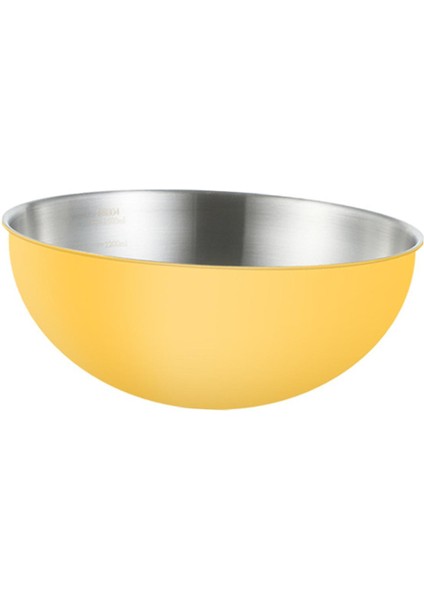 Salata Pişirme Kaseleri Restoran Ramen Için Dayanıklı Hafif Çorba Kaseleri 22CM Sarı (Yurt Dışından)
