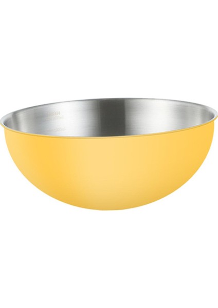 Salata Pişirme Kaseleri Restoran Ramen Için Dayanıklı Hafif Çorba Kaseleri 22CM Sarı (Yurt Dışından)