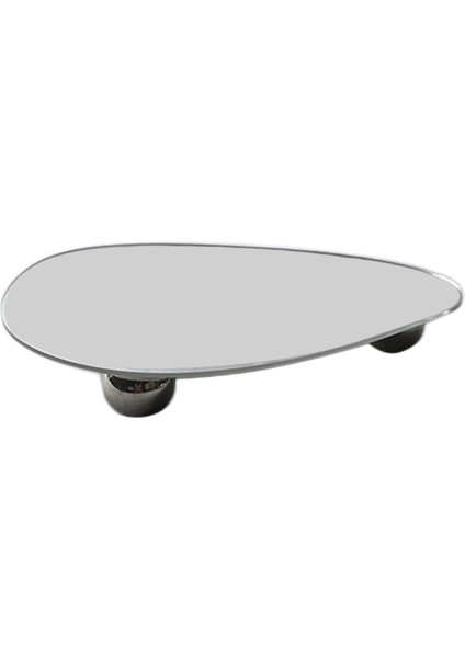 Ayna Tepsisi Parfüm Ekran Tepsisi Takı Süsleme Tepsisi Ruj Düzensiz Şekil (Yurt Dışından)