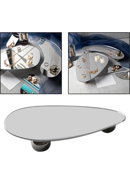 Ayna Tepsisi Parfüm Ekran Tepsisi Takı Süsleme Tepsisi Ruj Düzensiz Şekil (Yurt Dışından) modelleri