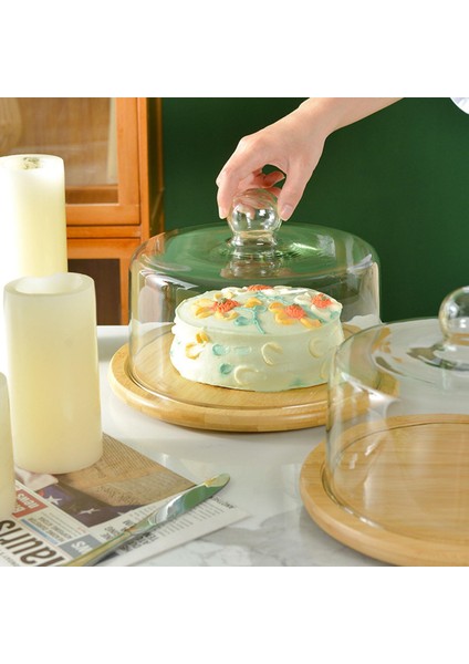 Kek Stand Meyve Tatlı Tabağı Dönen Pasta Standı Yemek Masası Düğünler 260X167MM (Yurt Dışından)