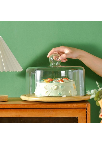 Kek Stand Meyve Tatlı Tabağı Dönen Pasta Standı Yemek Masası Düğünler 260X167MM (Yurt Dışından)