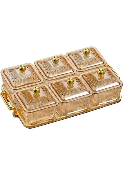 Tatil Mutfağı Baharatı Aureate 6 Kase Için Raf Kurabiye Kavanozlu Lüks Servis Kaseleri (Yurt Dışından)