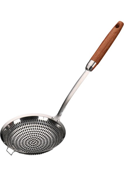Oluklu Kaşık Uzun Saplı Erişte Süzgeci Yemek Pişirmek Için Kaşık Drenaj Pişirme Küçük (Yurt Dışından)