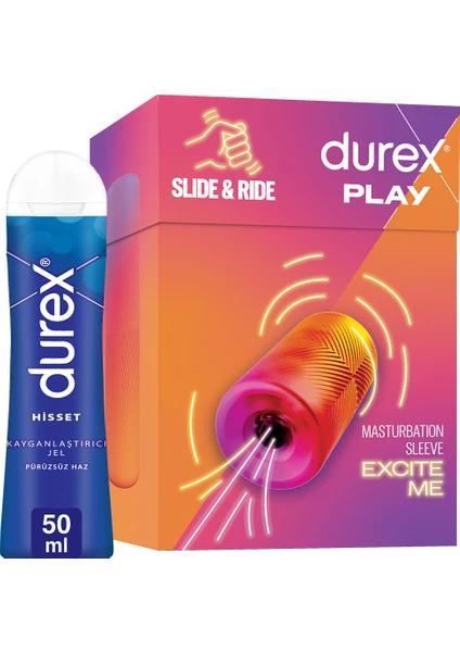 Manuel Mastürbatör + Durex Hisset Jel 50ml