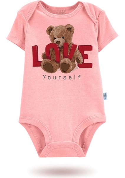 3'lü Organik"love" Baskılı Kısa Kollu Bebek Body Zıbın KISA-GÜNEŞ-EKRU-PEMBE24-30 modelleri
