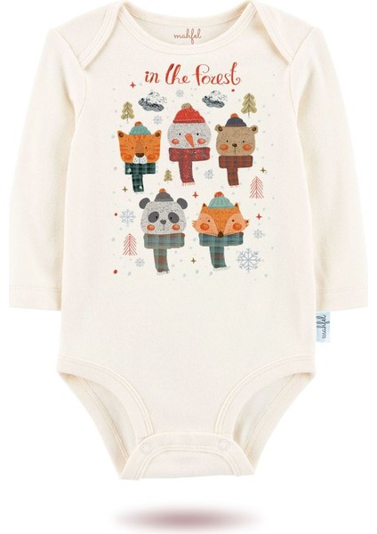 3'lü Organik Baskılı Mavi-Ekru Uzun Kollu Bebek Body ZIBINUZUN-GÜNEŞ-MAVI-EKRU-536-521 modelleri