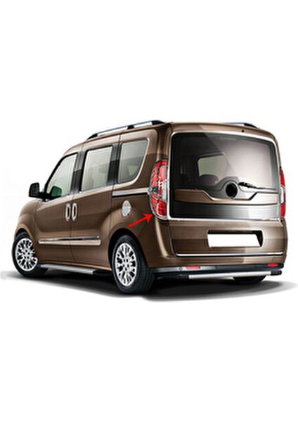 Fiat Doblo Krom Abs Stop Çerçevesi 2 Parça 2015 Üzeri